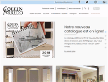 Tablet Screenshot of collin-arredo.com